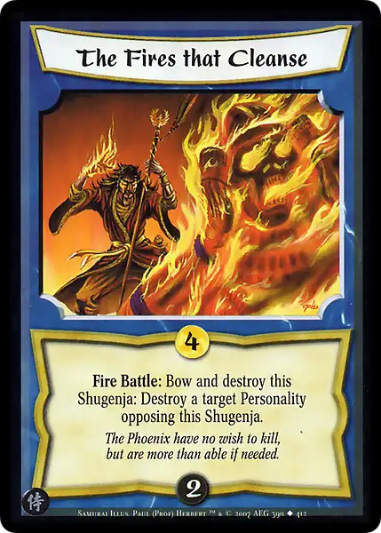 The Fires that Cleanse