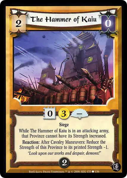 The Hammer of Kaiu
