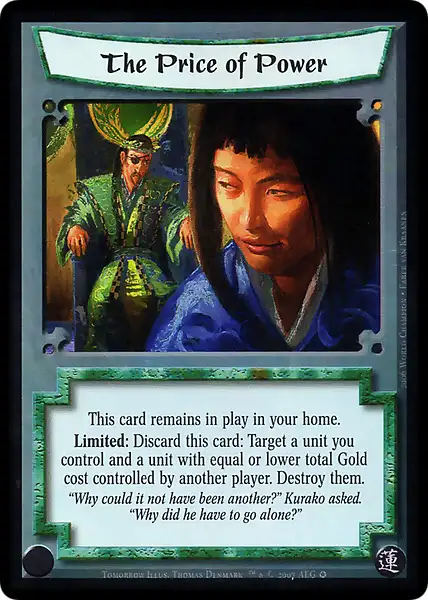 The Price of Power