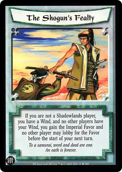 The Shogun's Fealty