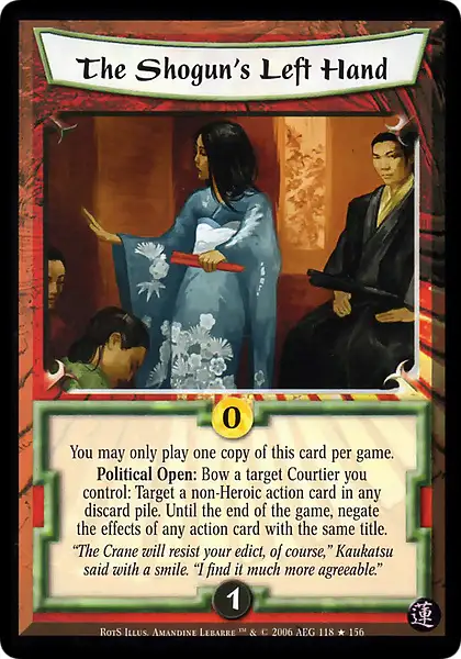 The Shogun's Left Hand