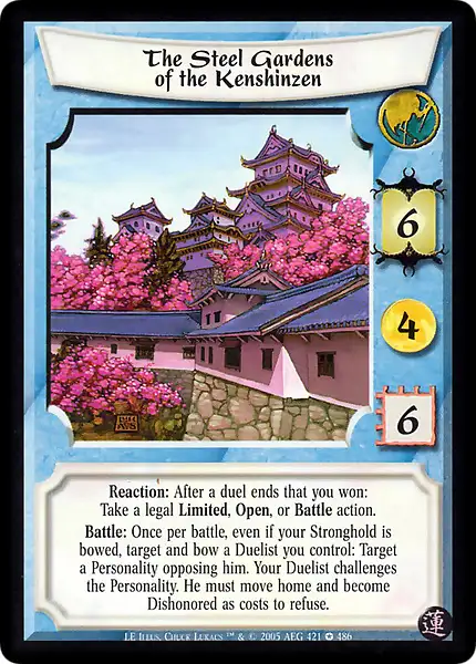 The Steel Gardens of the Kenshinzen