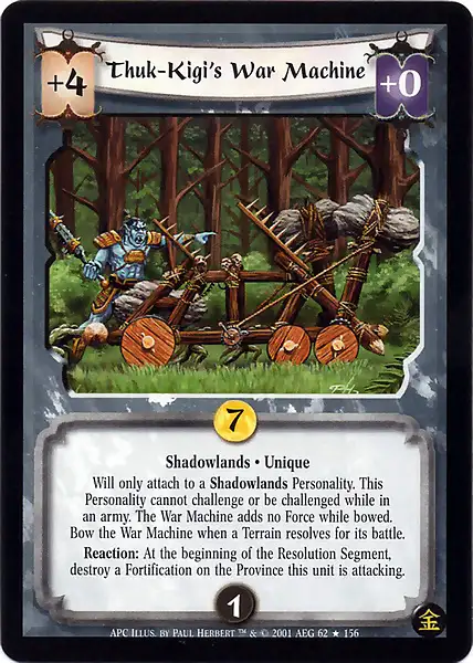 Thuk-Kigi's War Machine