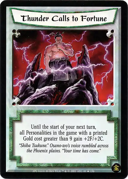 Thunder Calls to Fortune