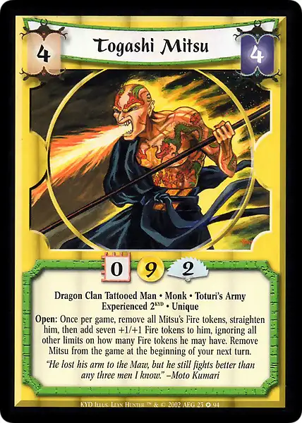 Togashi Mitsu • Experienced 2KYD