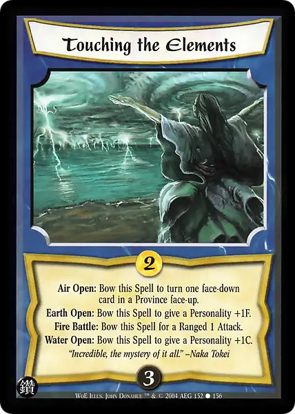 Touching the Elements