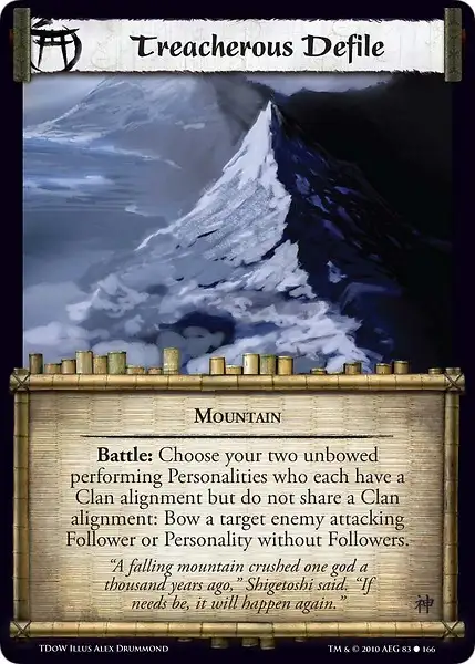 Treacherous Defile
