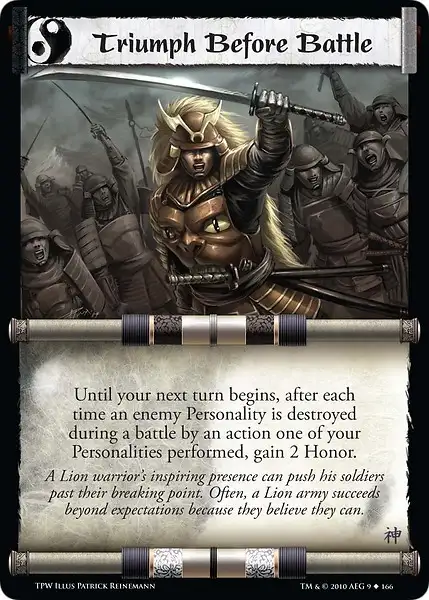 Triumph Before Battle