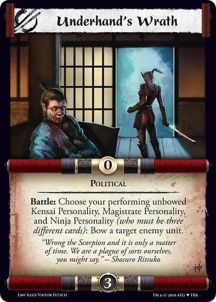 Underhand's Wrath