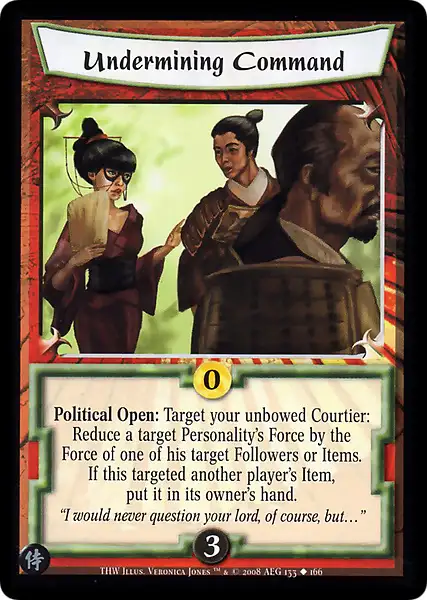 Undermining Command