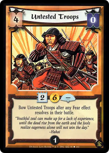 Untested Troops