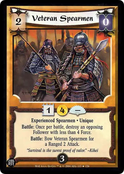 Veteran Spearmen