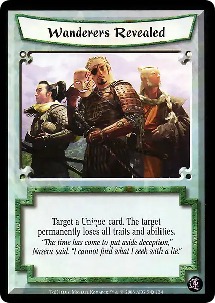 Wanderers Revealed