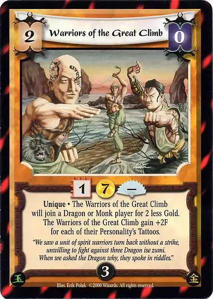 Warriors of the Great Climb