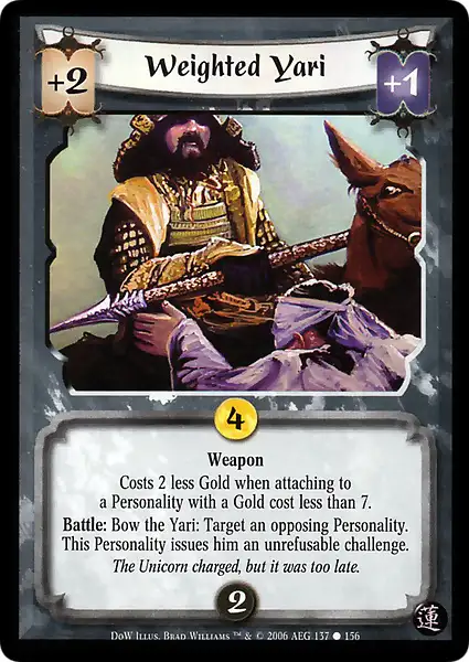 Weighted Yari