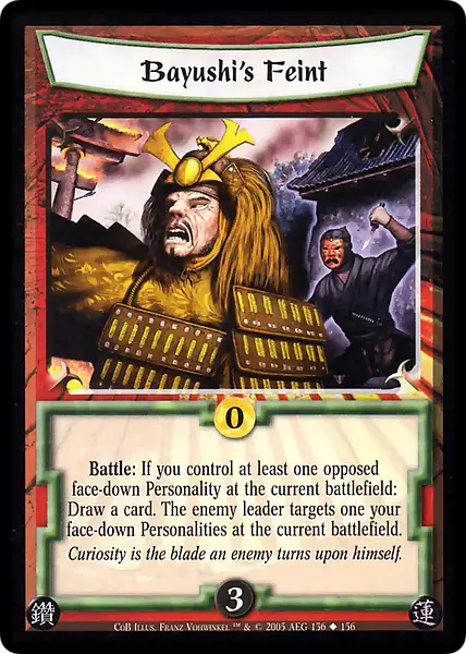 Bayushi's Feint