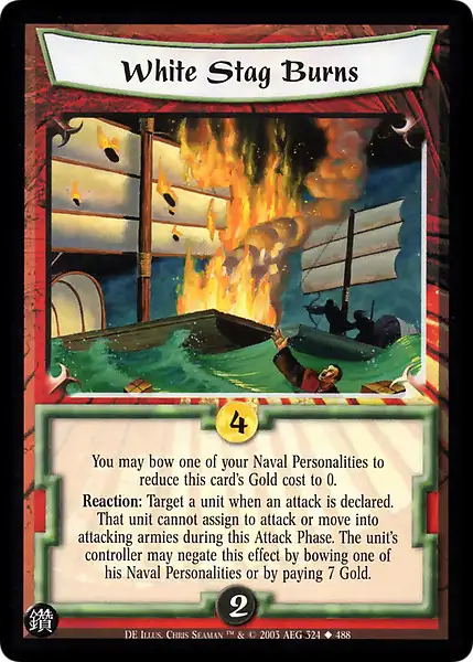 White Stag Burns