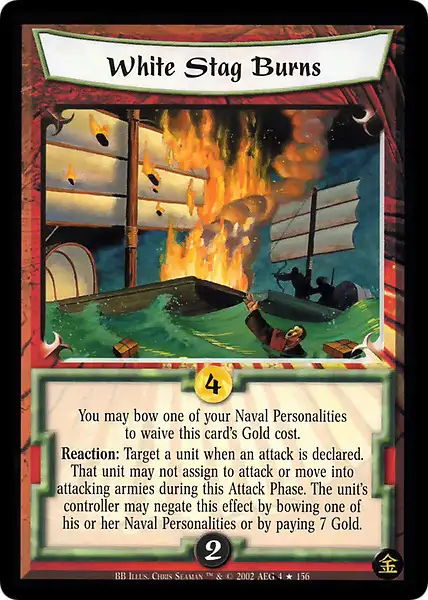 White Stag Burns
