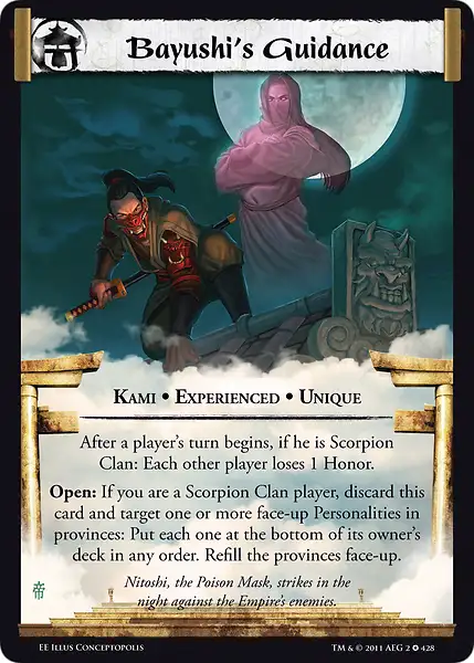 Bayushi's Guidance • Experienced