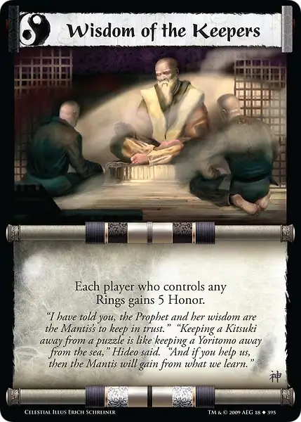 Wisdom of the Keepers