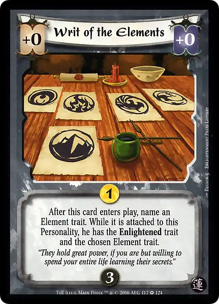 Writ of the Elements