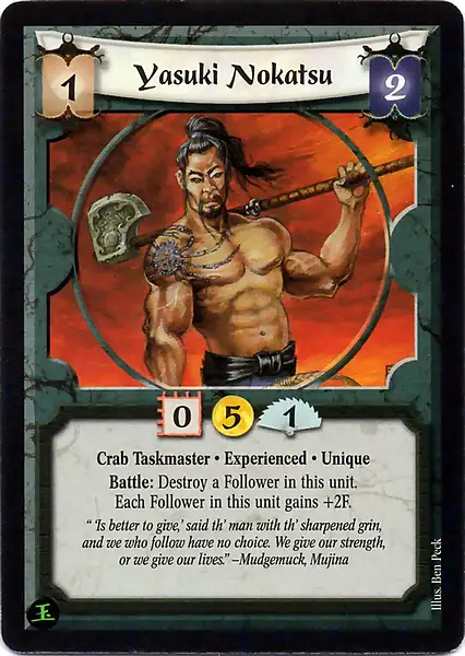 Yasuki Nokatsu • Experienced
