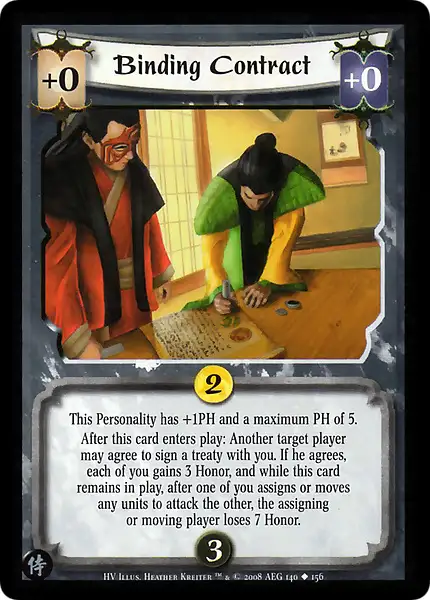 Binding Contract