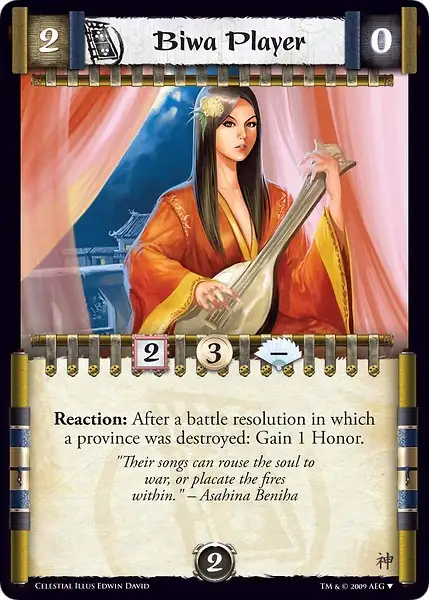 Biwa Player