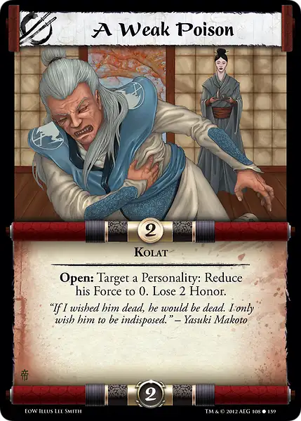 A Weak Poison
